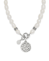 BRIGHTON JM0032 TOKEN CHARM PEARL NECKLACE