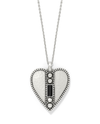 BRIGHTON JM004C PRETTY TOUGH GEM HEART NECKLACE