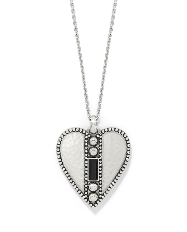 BRIGHTON JM004C PRETTY TOUGH GEM HEART NECKLACE