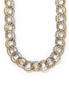 BRIGHTON JM0082 PEBBLE LINK TWO TONE NECKLACE