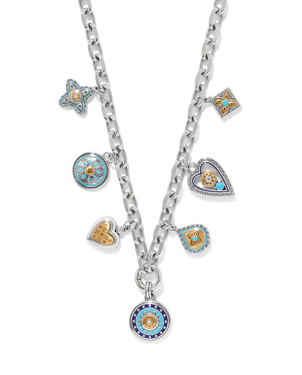 BRIGHTON JM0093 MOSAIC CERRILLOS CHARM NECKLACE