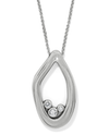 BRIGHTON JM0095 CASCADE LUMINA SILVER NECKLACE