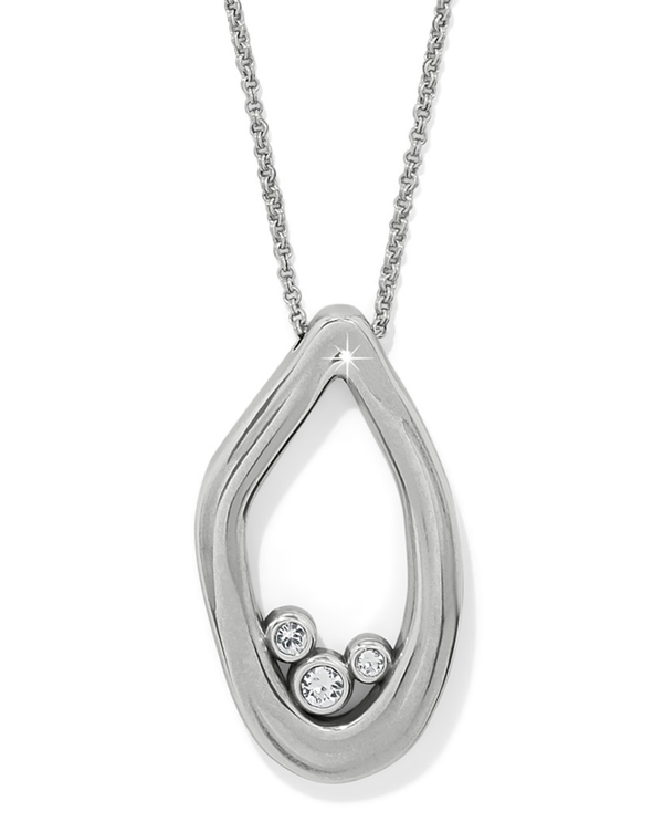 BRIGHTON JM0095 CASCADE LUMINA SILVER NECKLACE