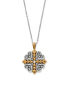 BRIGHTON JM0100 ALCAZAR HEART 2TN NECKLACE