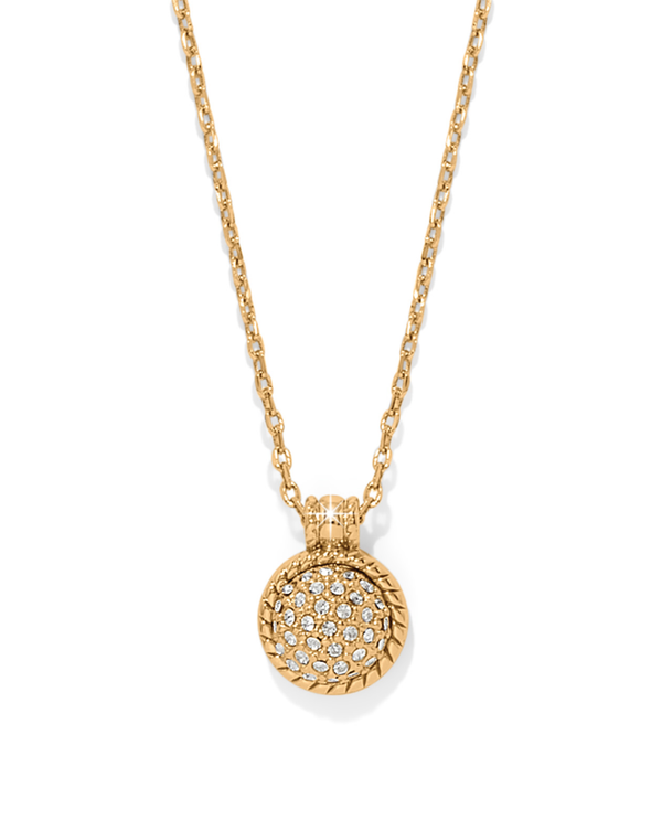 BRIGHTON JM0133 ILLUMINA CELESTE DOME GOLD NECKLACE