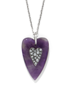 BRIGHTON JM016A LOVE MESSAGES BE YOU AMETHYST NECKLACE