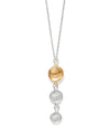BRIGHTON JM0214 CASCADE DROP TRIO NECKLACE