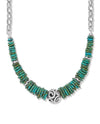 BRIGHTON JM0251 CONTEMPO SONORA VERDE BLUE NECKLACE