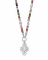 BRIGHTON JM0252 VERTIGO HUES TOKEN CHARM NECKLACE