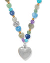 BRIGHTON JM0263 ONE HEART MLT HEART BEAD NECKLACE