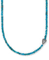 BRIGHTON JM0264 LOVE MESSAGES BE BOLD TEAL NECKLACE