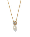 BRIGHTON JM0269 TRUST YOUR JOURNEY PETITE PEARL NECKLACE