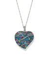 BRIGHTON JM0272 TRUST YOUR JOURNEY LARGE HEART NECKLACE