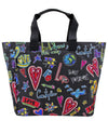 BRIGHTON L20031 LOVE SCRIBBLE LOCK IT SUPER TOTE