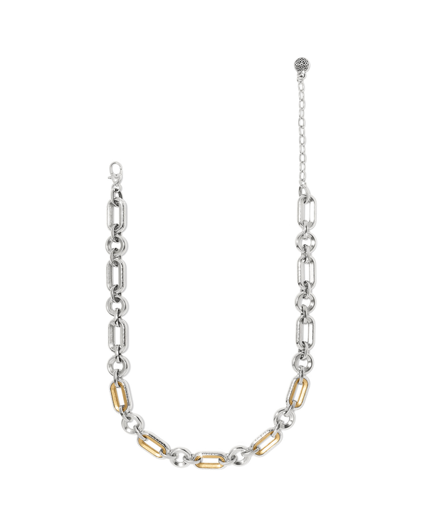 BRIGHTON JM7352 MEDICI 2TN LINK NECKLACE