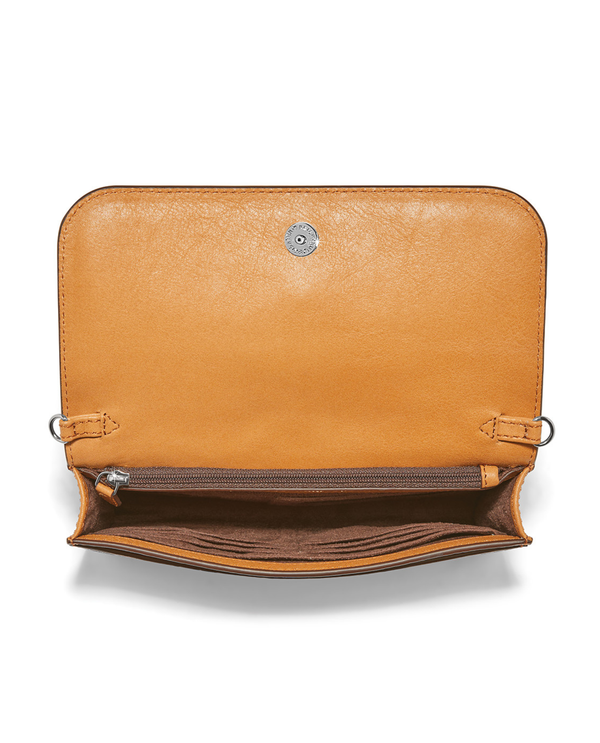 BRIGHTON T35884 CAMEL MOSAIC LARGE WALLET