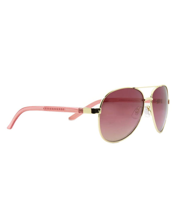 STAYSON AVIATOR 100% UVB PROTECTION HEADBAND/SUNGLASSES BRITNEY-PINK/GOLD