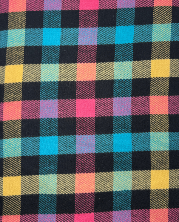 BUFFALO CHECK CASHMERE SCARVES MULTI