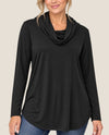 BY JJ HIGH NECK TOP IT-249 BLACK