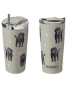 Black Labradoodle Dog Tumbler 115-121A