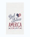 C86100854 GOD BLESS AMERICA STAR TOWEL