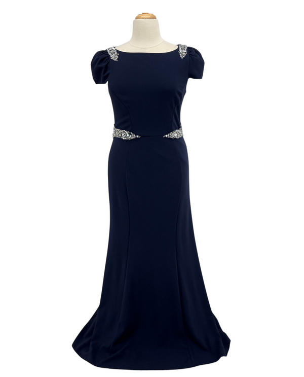 cachet dresses prom Cachet | Dresses | Cachet Embroidered Prom Gown 2pc Set Sheer Back Rhinestone Detail Size 2