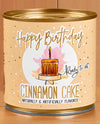 CANCAKE 22191 HAPPY BIRTHDAY CINNAMON CAKE
