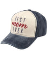 CAP00778 BEST MOM EVER CAP BLUE