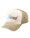 CAP00778 BLESSED BASEBALL CAP khaki
