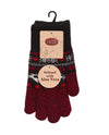 CC-GLOVE ALOE INFUSED GLOVE BLACK RED
