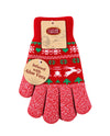 CC-GLOVE ALOE INFUSED GLOVE RED WHITE