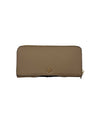 CC257 ZIP WALLET BEIGE FRONT