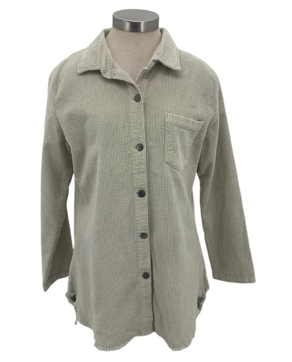 ELAN CD8144 CORDUROY SHIRT STONE