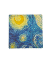CERAMIC SQUARE CORK BACK COASTERS STARRY NIGHT