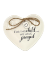 CERAMIC TRINKET DISH W/CHARM 21317 WE HAVE PRAYED