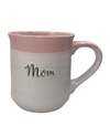 CERAMIC WHITE & PINK DOUBLE SIDED MOM MUG