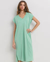 CES FEMME DLU51337 FLIP FLOP MIDI DRESS MINT