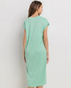 CES FEMME DLU51337 FLIP FLOP MIDI DRESS MINT BACK