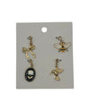 CH7001 NECKLACE CHARMS BEE & BOW