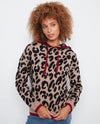 CHARLIE B C2436J LONG SLEEVE DROP SHOULDER HOODED SWEATER