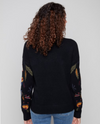CHARLIE B C2893 SUPER PLUSH MOCK SWEATER BLACK BACK