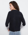 CHARLIE B C2928R SWEATER WITH POCKET navy back