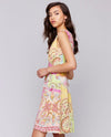 CHARLIE B C3210P CAROUSEL PRINT SLEEVELESS DRESS PINK