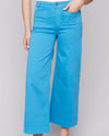 CHARLIE B C5538 CAPRI PANT lagoon