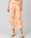 CHARLIE B C5646P FLORAL GAUCHO peach