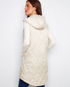 CHARLIE B C6365 LONG CHAMPAGNE VEST
