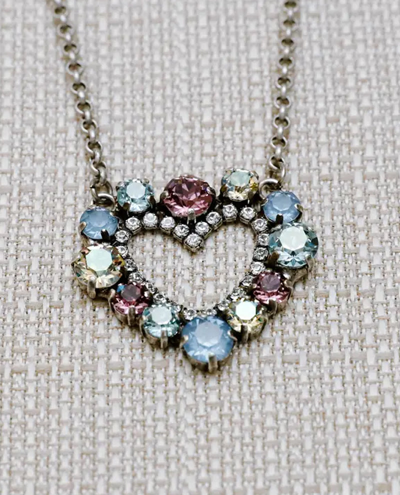 RACHEL MARIE DESIGNS CHERISH OPEN HEART NECKLACE MEDLEY