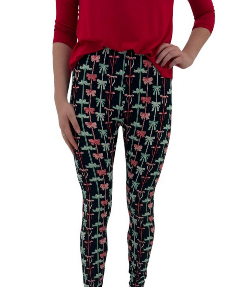 CHRISTMAS LEGGING bows