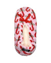 CHRISTMAS SLIPPERS CANDY CANE 