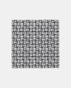 CJ BELLA CO CJ12-293 BLK/WHITE BASKETWEAVE ECO FRIENDLY CLOTH 